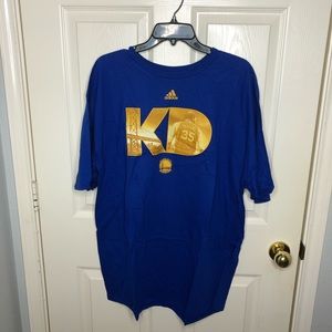Adidas NBA The Go-To Tee KD Kevin Durant Blue NWT